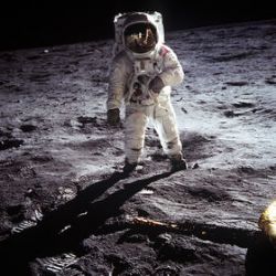 Aldrin auf dem Mond